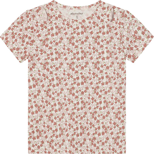 Minymo T Shirt Ss Aop Cream 92 Minymo T Shirt Ss Aop Cream 92