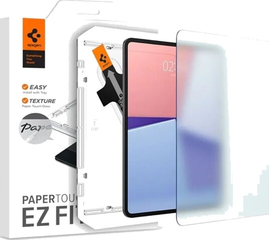 Spigen Paper Touch EZ Fit Skjermbeskytter for iPad Pro 13" (2024) - Matt, Gjennomsiktig