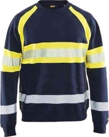 Blåkläder 335911588933XS Varselgenser marineblå/varselgul Marineblå/Varselgul Klær