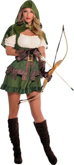 Widmann Robin Hood Dame Kostyme Xsmall 91649