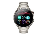 Huawei Watch 4 Pro - Ja smartklokke med stropp - håndleddstørrelse: 140-210 mm - display 1.5 - 32 GB - LTE, NFC, Bluetooth - 4G - 65 g - titan