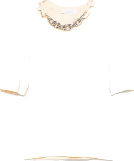 Rabanne Dame Topper Beige M,