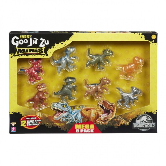 Goo Jit Zu JURASSIC MINIS S1 8 PACK
