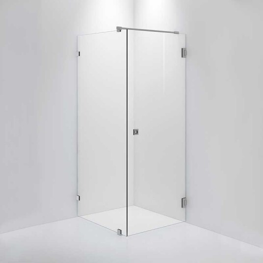INR Iconic Nordic Rooms Dusjhjørne ARC 13 Original Brushed Stainless / 90x90cm Klart Glass INR Iconic Nordic Rooms Dusjhjørne ARC 13 Original Brushed Stainless / 90x90cm Klart Glass