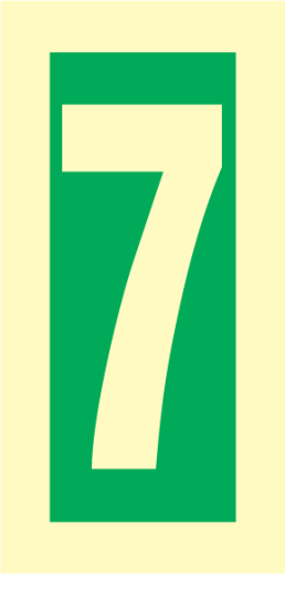 Jo Safety Nummer 7 IMO sign 100047 Jo Safety Nummer 7 IMO sign 100047