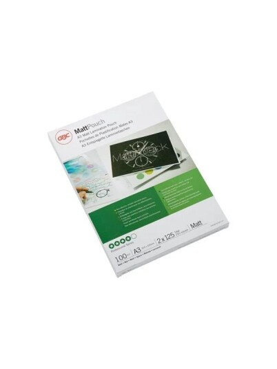 GBC Peel"n Stick - 100-pack - matt white - A3 - lamination pouches GBC Peel"n Stick - 100-pack - matt white - A3 - lamination pouches