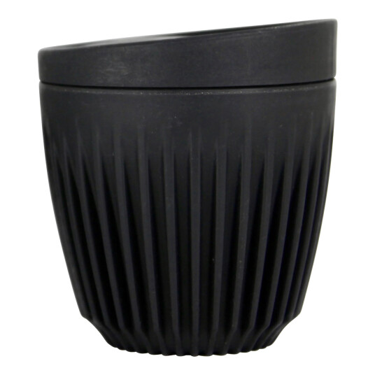 Huskee Reusable Travel Cup & Lid - Charcoal , 175ml (6oz)