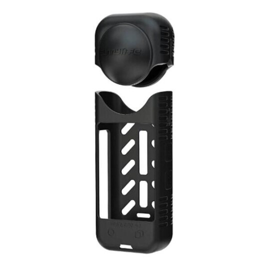 Sunnylife Silikonetui og Linsedeksel for Insta360 X4 - Svart