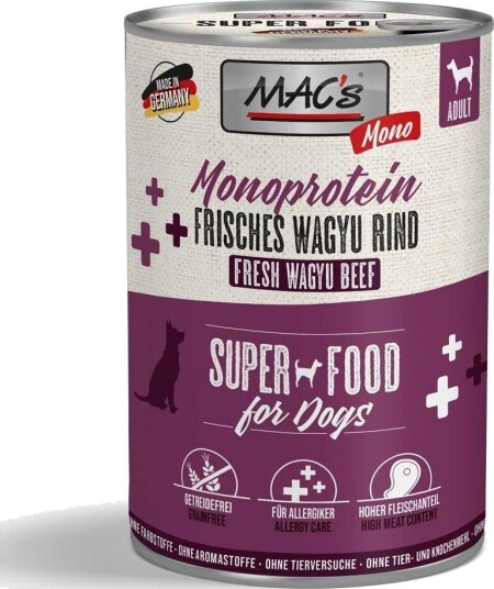 MacS våtfôr MAC s Våtfôr til Hund Wagyu Storfe 400 g