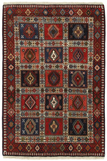 Håndknyttet. Opphav: Persia Yalameh Teppe 104x153