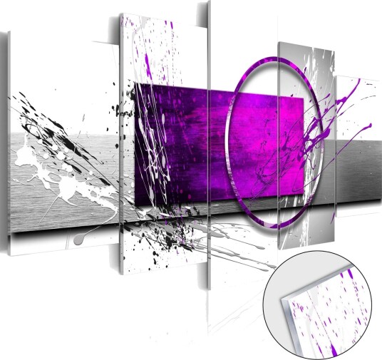Bilde På Akryl Purple Expression 100x50 Artgeist sp. z o. o.