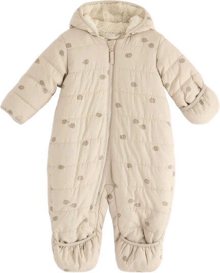 Lindex Water Repellent Padded Snowsuit   Beige   62