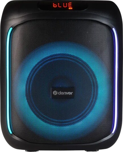 Denver BPS-165 Trådløs Bluetooth Selskapshøyttaler med LED-lys og 200W