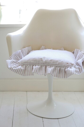 Mimou Frill Pute Shirt Hvit