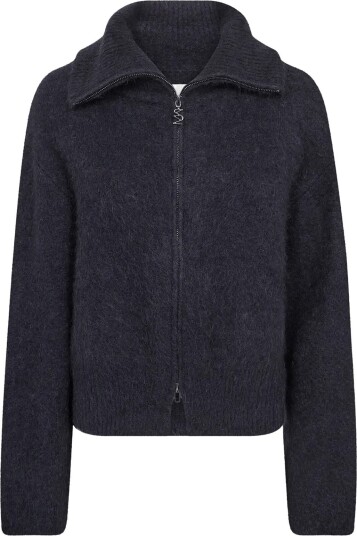 MOS MOSH Mmhulda Knit Zip Cardigan Navy S