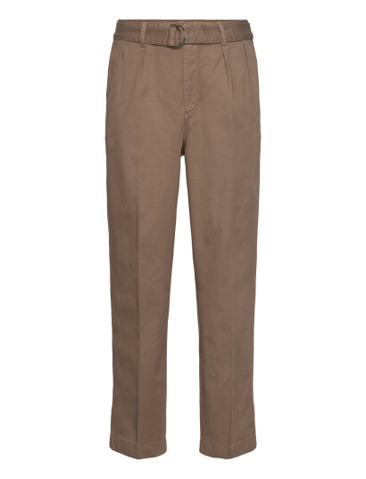 GANT Belted Pleat Chinos - Brown - 29