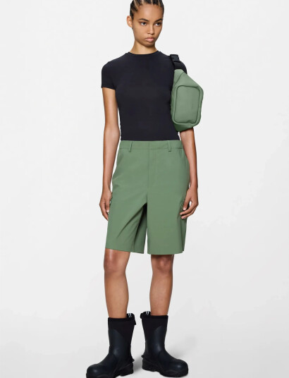 Rains Suva Hardshell Shorts W3 Green M