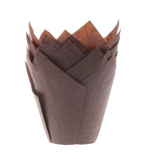 Brun Muffinsform Tulipan Fra House Of Marie Pk/400 