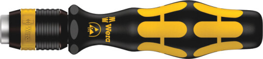 Wera 813 R ESD Bitskrutrekkerhåndtak 90mm Unmagnetisk