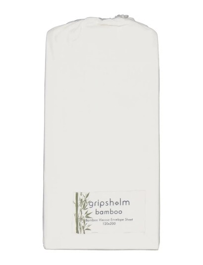 Gripsholm Envelope Sheet Bamboo 120X200Cm White 120X200 Cm White 120X200CM