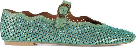 Kurt Geiger Dame Sko Grønn 37 EU,