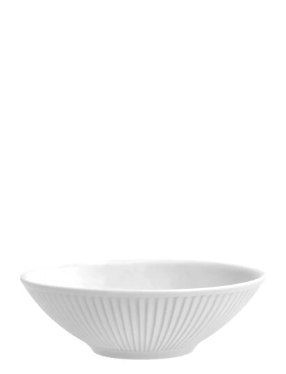 Pillivuyt Skål Lav Plissé - White - 14X 4.5CM