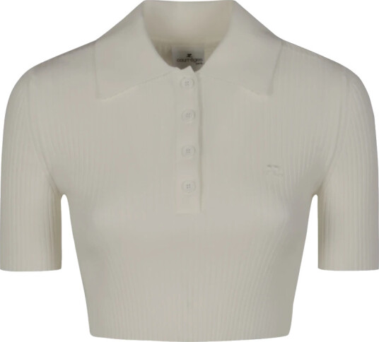 Courrèges Dame Topper Hvit M,