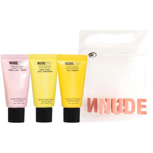 Nudestix Nudeskin 3-Step Citrus Renew Set For Makeup