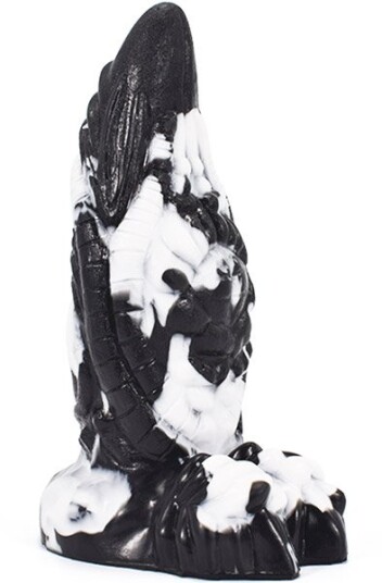 Rhegax Dildo Black-White 20 cm