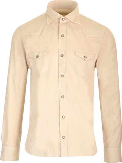 Barba Herre Skjorter Beige 3XL,
