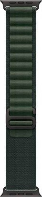 Apple 49mm Dark Green AlpineLoop -Small Black Titanium Finish