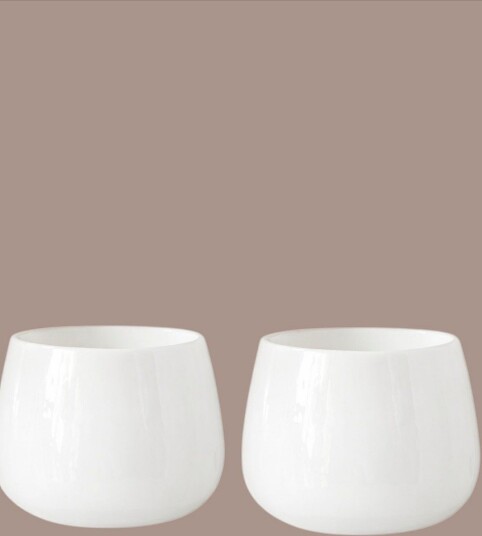 Zelected by Houze 2 pakning Candlehoder Hope Hvit