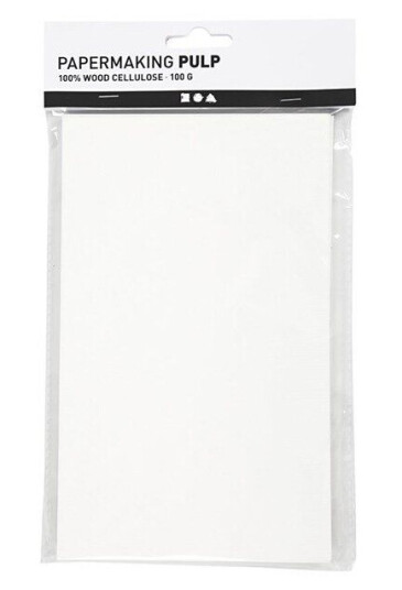Creativ Company Paper Pulp Off-white 20x12cm 100gr