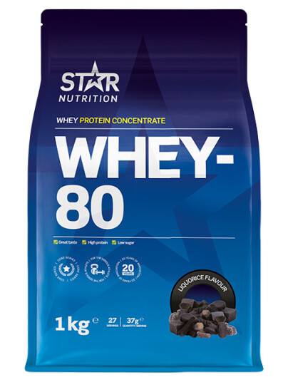 Whey-80 Myseprotein 1 kg