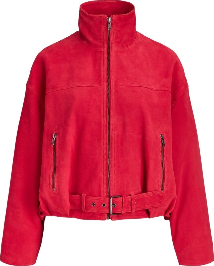JJXX Jxzaria Suede Jacket Otw Red L