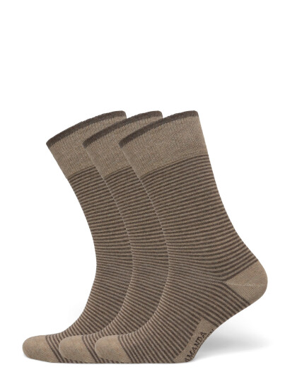 Amanda Christensen True Stripe Sock - Brown - 47-50