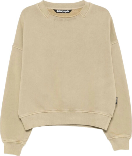 Palm Angels Herre Gensere & Hettegensere Beige S, Palm Angels Herre Gensere & Hettegensere Beige S,