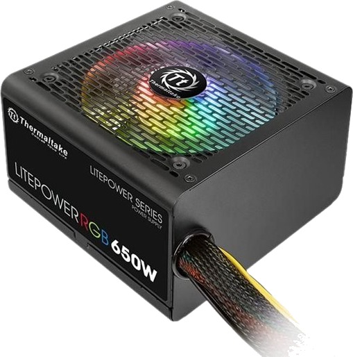 Thermaltake Litepower Rgb Strømforsyning 650W Thermaltake Litepower Rgb Strømforsyning 650W