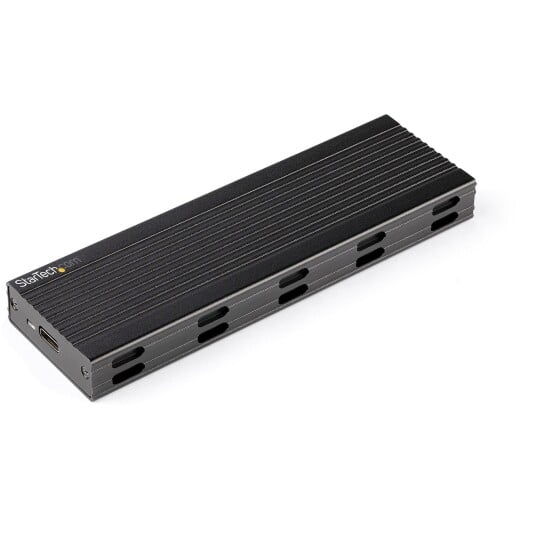 Startech M.2 USB-C Ekstern SSD Kabinettsystem 10Gbps Aluminium til NVMe/SATA svart