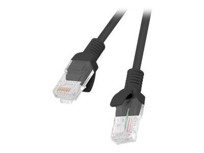 Lanberg Koblingskabel Rj 45 Hann Til Rj 45 Hann 1.5 M 4.8 Mm Utp Cat 5E Formstøpt Uten Hindringer Flertrådet Svart Ral 9004 En Pakke 10 PCU5 20CC 0150 BK