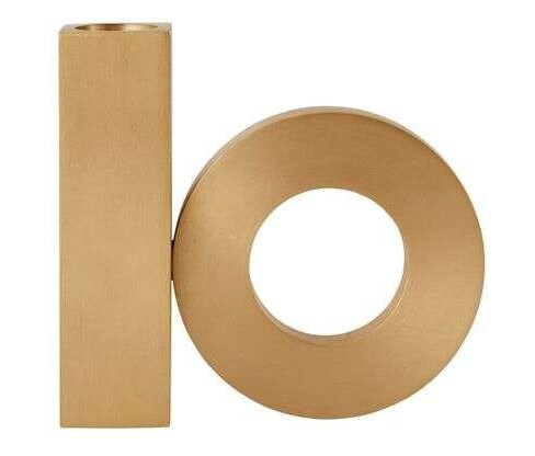 OYOY Living Design - Baari Solid Brushed Brass Candleholder