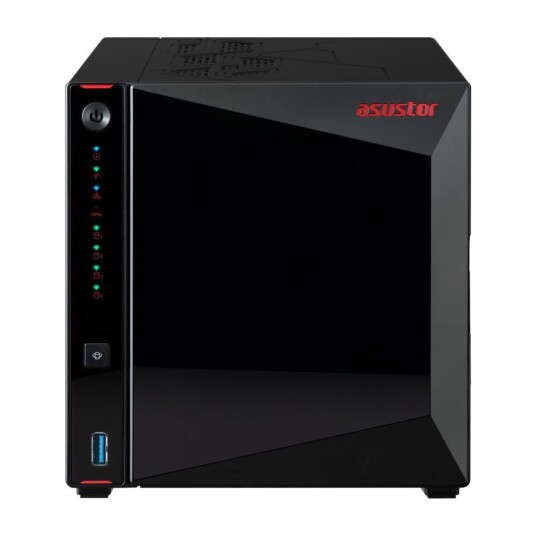 ASUSTOR AS5404T 4-Bay NAS Server med Intel Celeron og RAID-støtte ASUSTOR AS5404T 4-Bay NAS Server med Intel Celeron og RAID-støtte