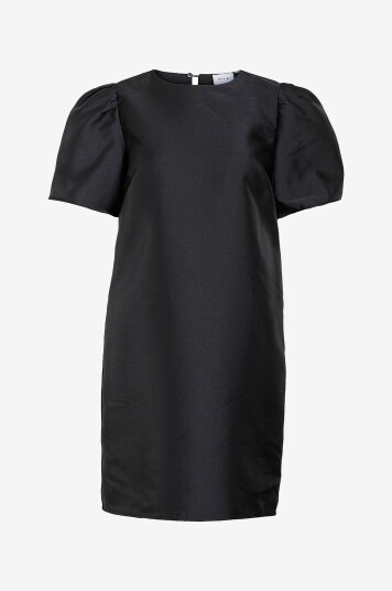 Vila Kjole viShina 2/4 O neck Short Dress Svart Vila Kjole viShina 2/4 O neck Short Dress Svart