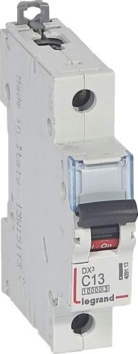 Legrand 10 stk DX³ MCB automatsikring C13 1P 1M 10/16kA
