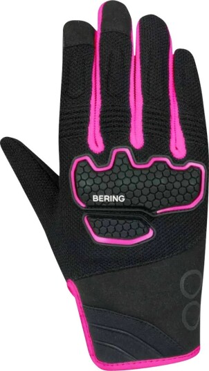 MC-hansker Bering Breeze Dame Svart/Fuchsia M