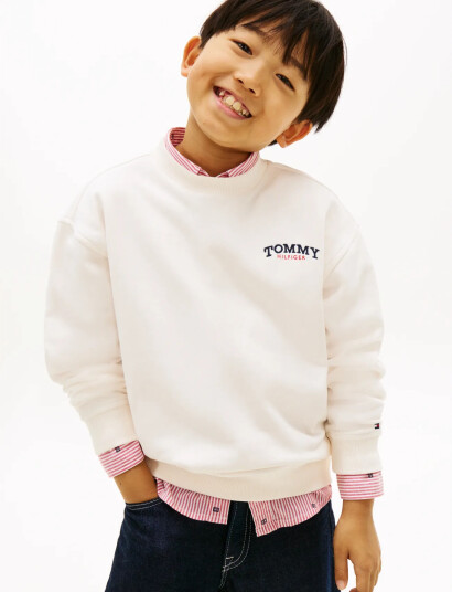 Tommy Hilfiger Monotype Graphic Sweatshirt Cream 122 Tommy Hilfiger Monotype Graphic Sweatshirt Cream 122