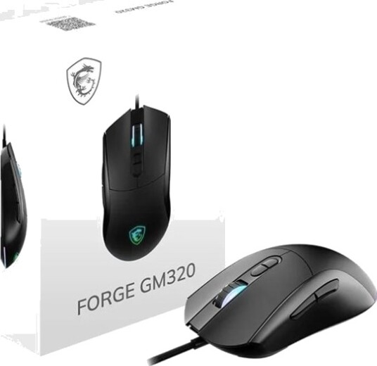 Msi Forge GM320 Kablet Mus med 7 Knapper og Optisk Sensor Msi Forge GM320 Kablet Mus med 7 Knapper og Optisk Sensor