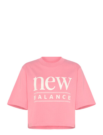 New Balance Reimagined Relaxed T Shirt Pink L New Balance Reimagined Relaxed T Shirt Pink L