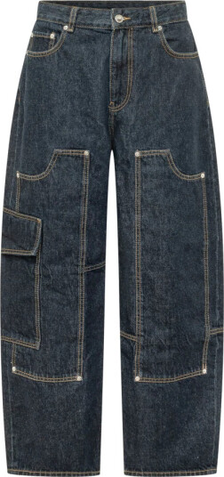 Ganni Dame Jeans Blå W25,