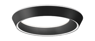 Lodes Tidal 45 Taklampe 2700K Matt Sort Lodes Tidal 45 Taklampe 2700K Matt Sort